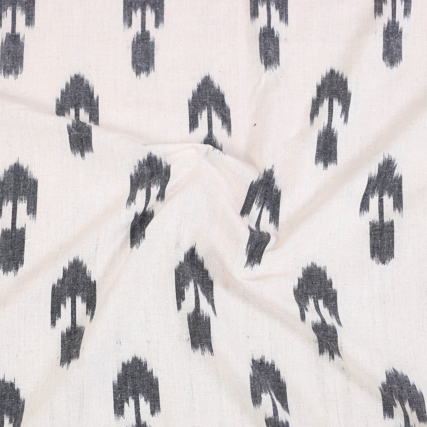 Handloom cotton single pochampally ikat bed sheet (90 x 60
