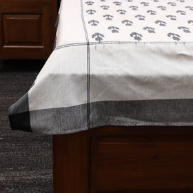 Handloom cotton single pochampally ikat bed sheet (90 x 60