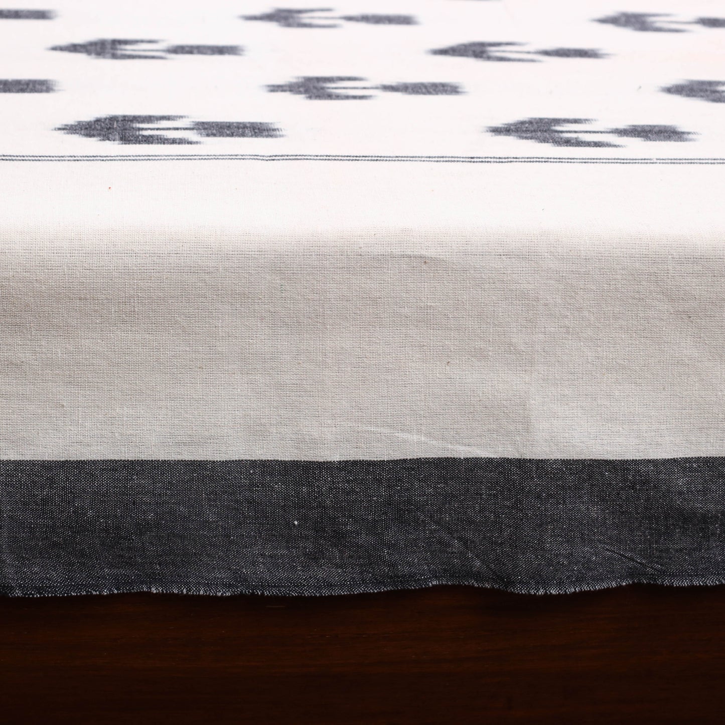 Handloom cotton single pochampally ikat bed sheet (90 x 60