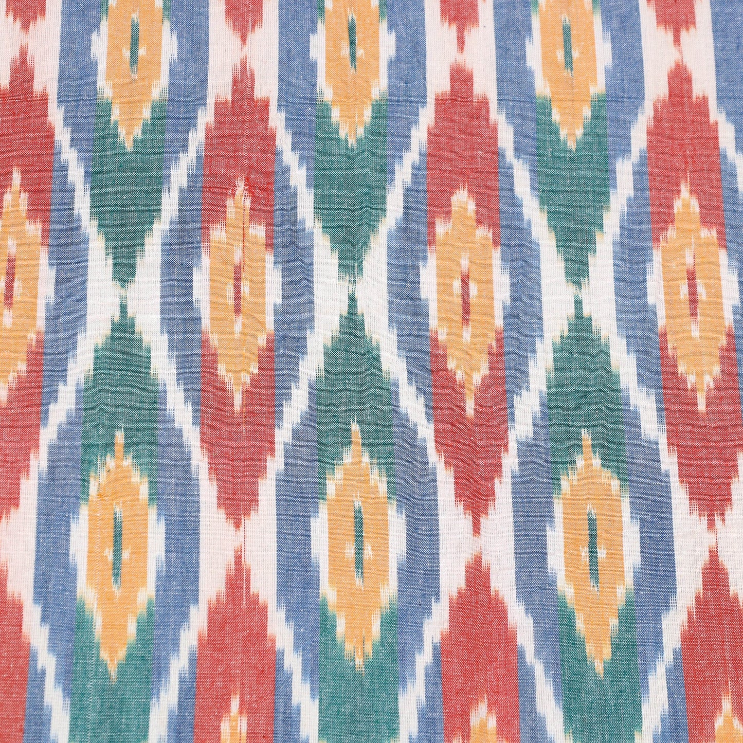 Handloom cotton single pochampally ikat bed sheet (90 x 60