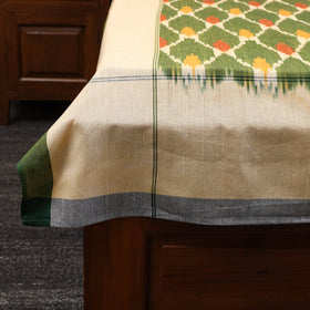 Handloom cotton single pochampally ikat bed sheet (90 x 60