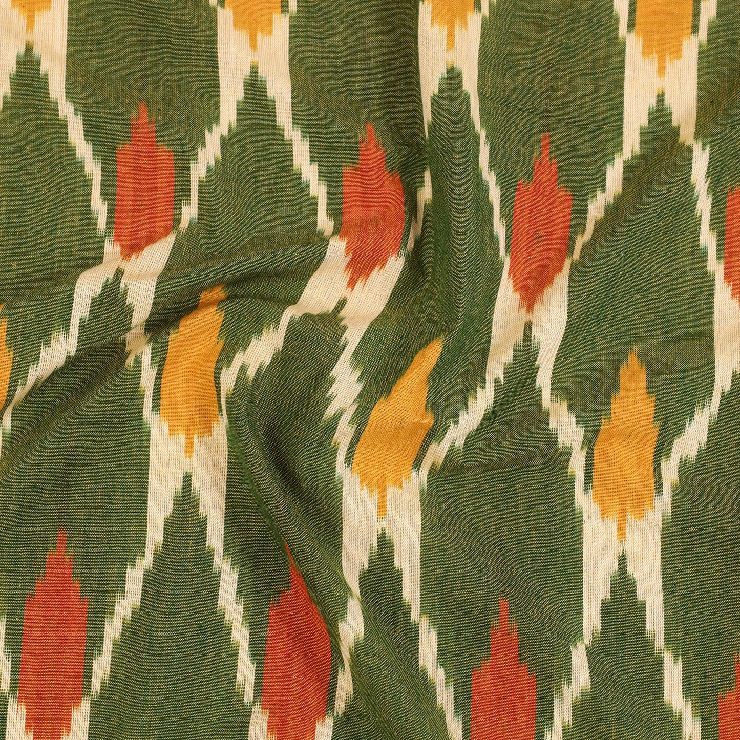 Handloom cotton single pochampally ikat bed sheet (90 x 60