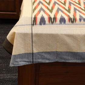 Handloom cotton single pochampally ikat bed sheet (90 x 60