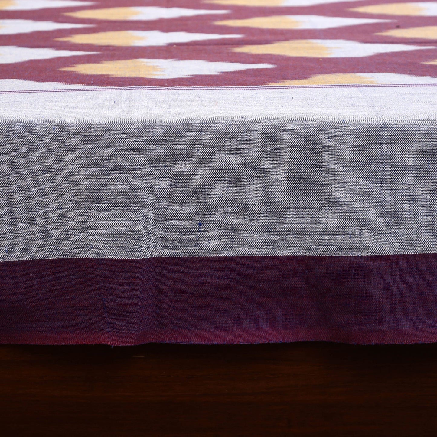 Handloom cotton single pochampally ikat bed sheet (90 x 60