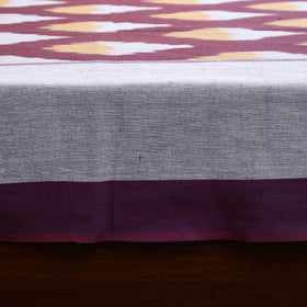 Handloom cotton single pochampally ikat bed sheet (90 x 60