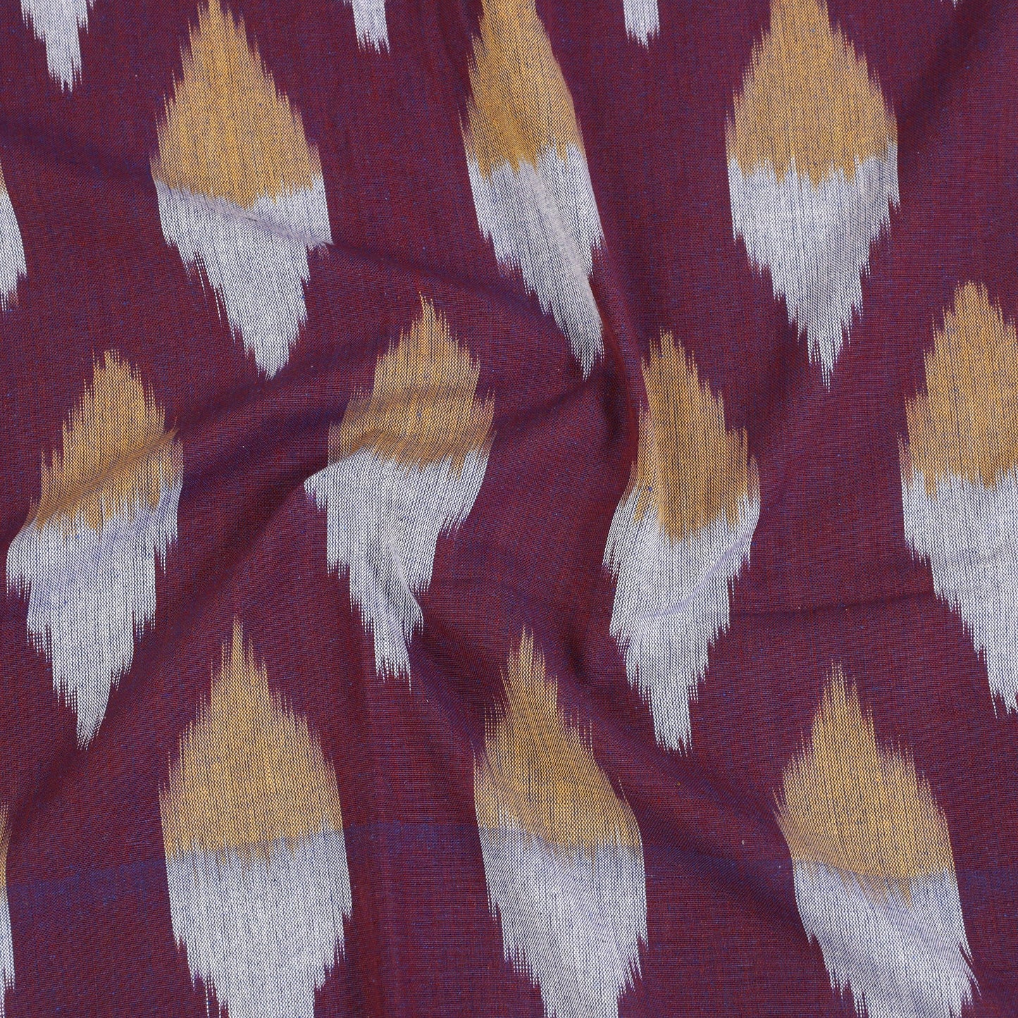 Handloom cotton single pochampally ikat bed sheet (90 x 60