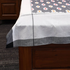Handloom cotton single pochampally ikat bed sheet (90 x 60