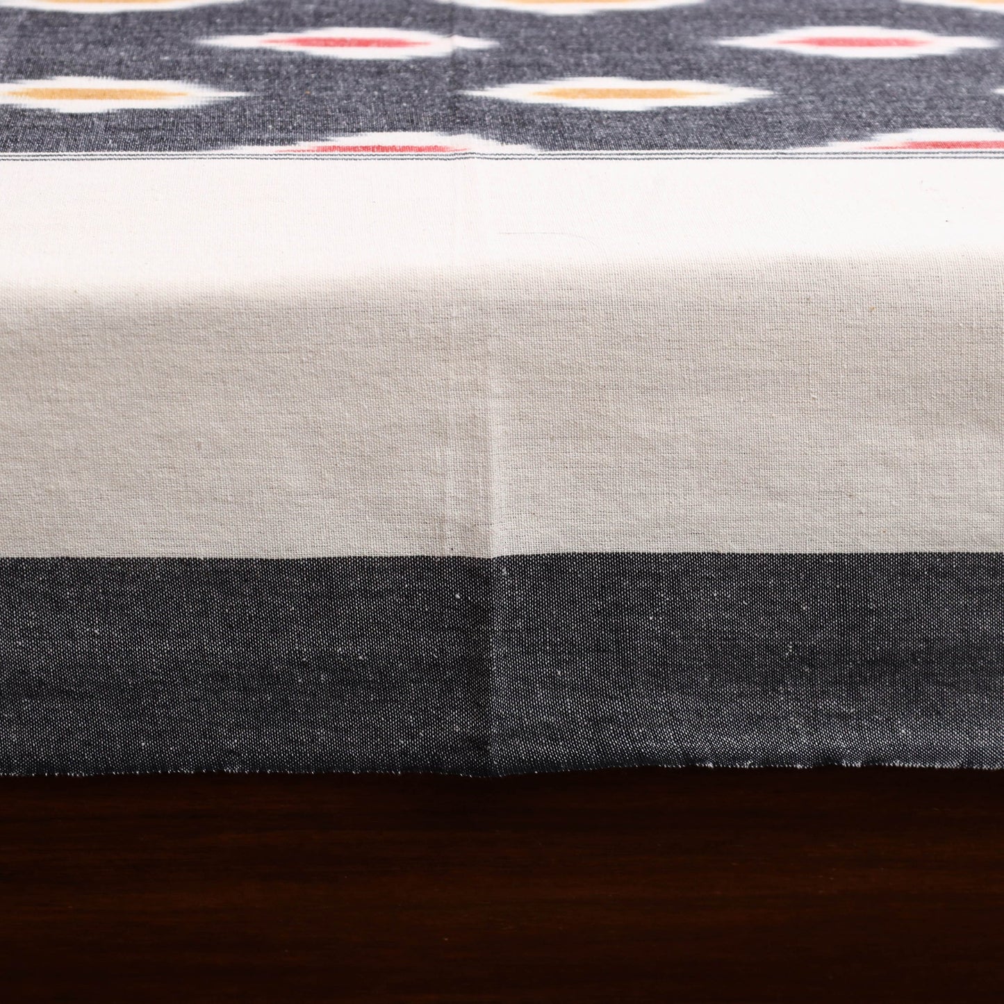 Handloom cotton single pochampally ikat bed sheet (90 x 60