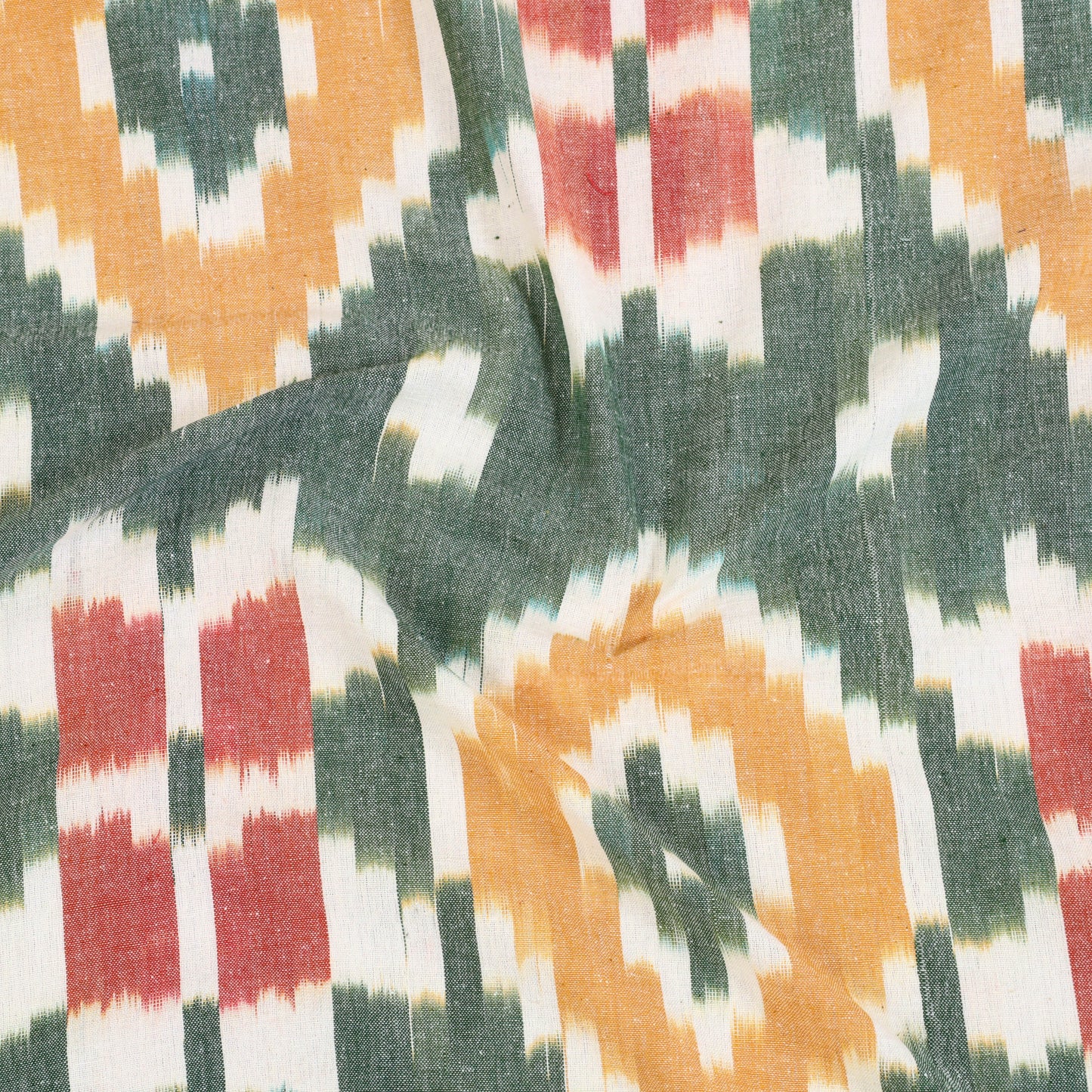 Handloom cotton single pochampally ikat bed sheet (90 x 60