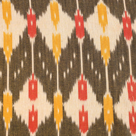 Handloom cotton single pochampally ikat bed sheet (90 x 60