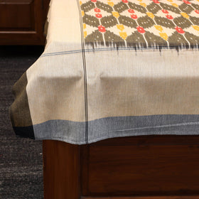 Handloom cotton single pochampally ikat bed sheet (90 x 60