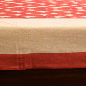 Handloom cotton single pochampally ikat bed sheet (90 x 60