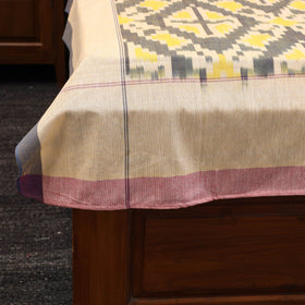 Handloom cotton single pochampally ikat bed sheet (90 x 60