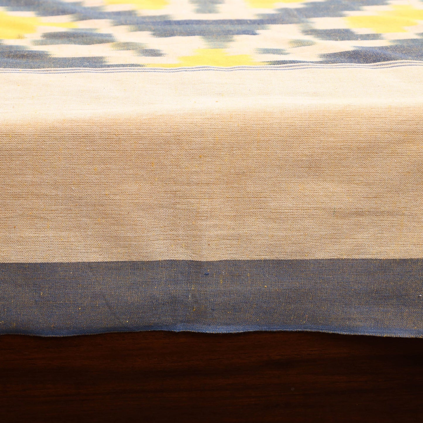 Handloom cotton single pochampally ikat bed sheet (90 x 60