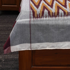 Handloom cotton single pochampally ikat bed sheet (90 x 60