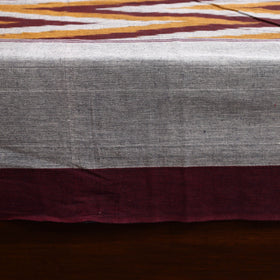 Handloom cotton single pochampally ikat bed sheet (90 x 60