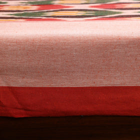 Handloom cotton single pochampally ikat bed sheet (90 x 60