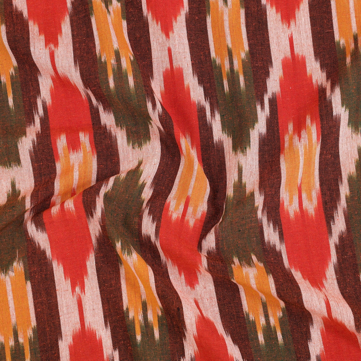 Handloom cotton single pochampally ikat bed sheet (90 x 60