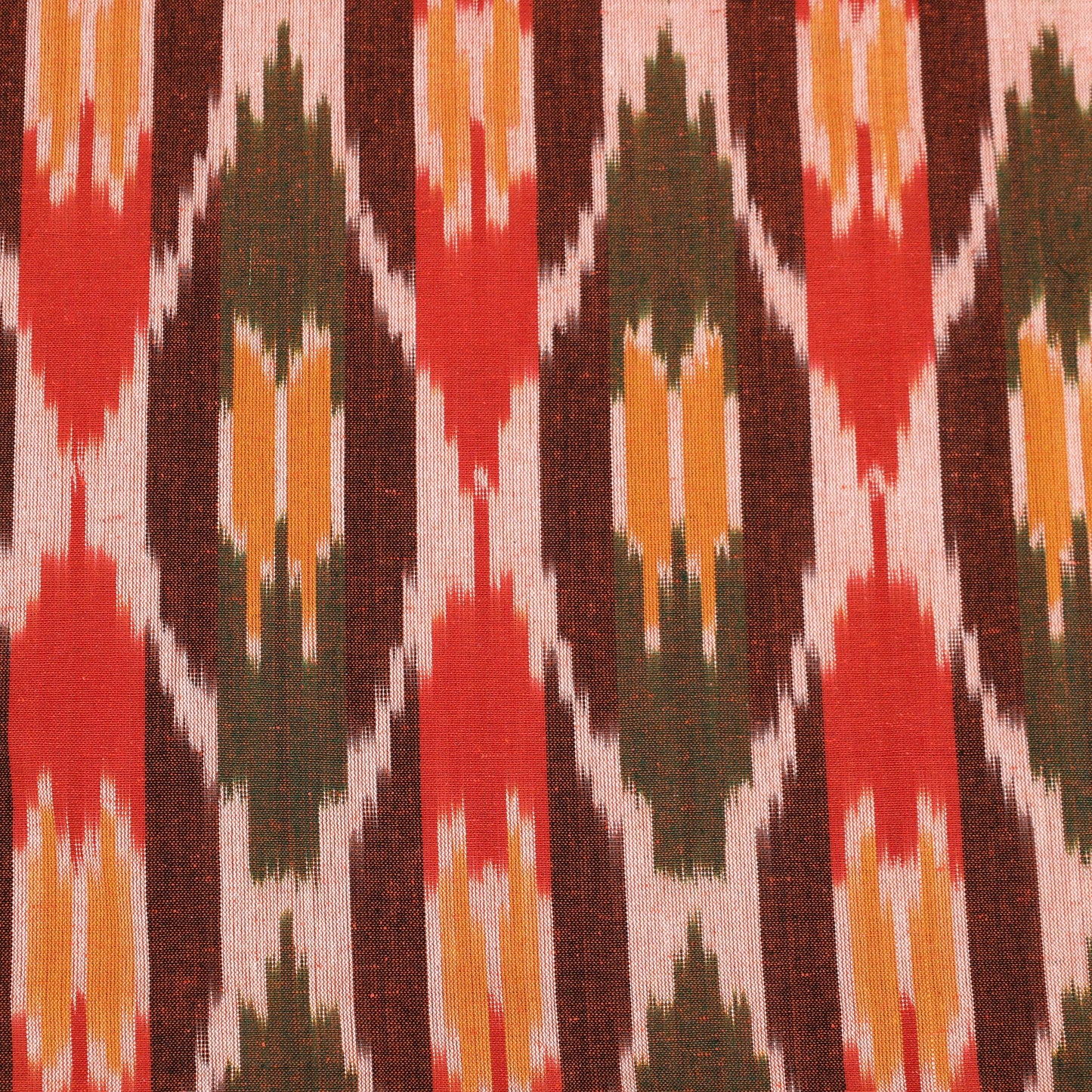 Handloom cotton single pochampally ikat bed sheet (90 x 60