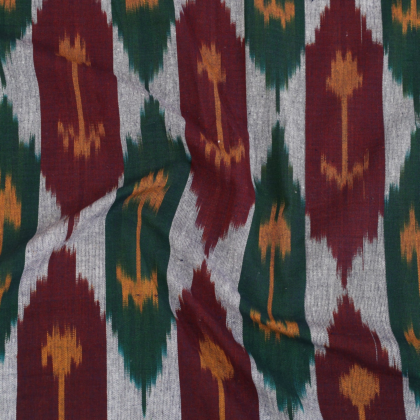 Handloom cotton single pochampally ikat bed sheet (90 x 60