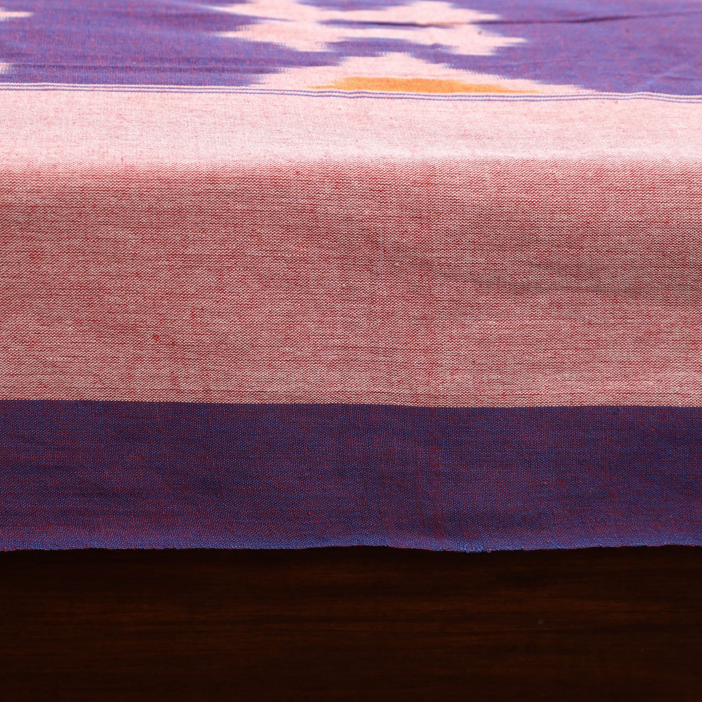 Handloom cotton single pochampally ikat bed sheet (90 x 60