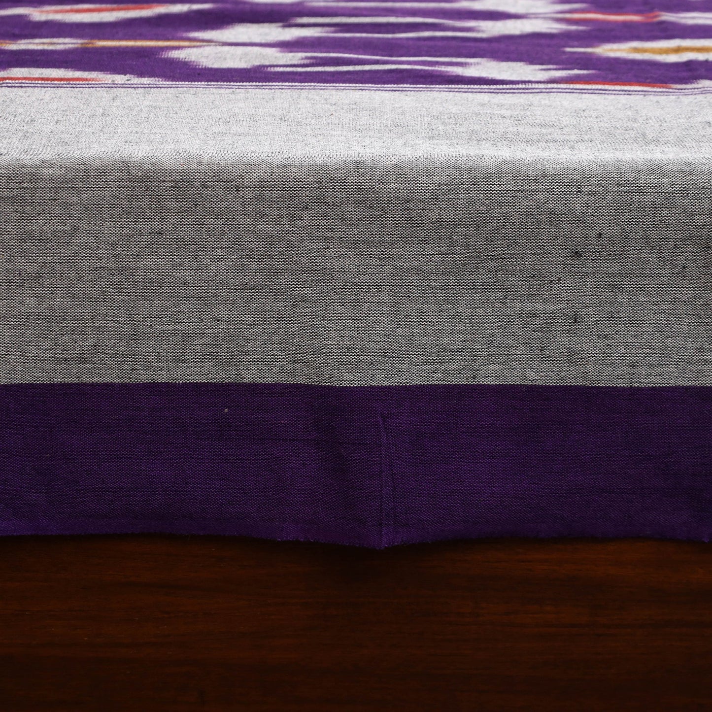 Handloom cotton single pochampally ikat bed sheet (90 x 60