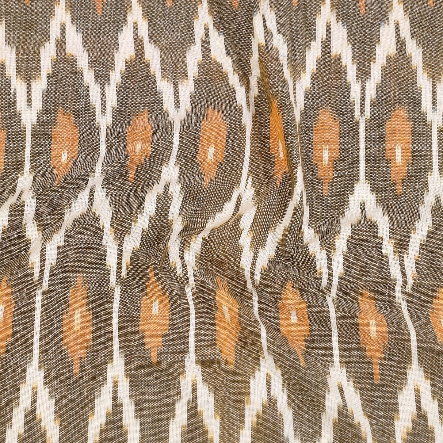 Handloom cotton single pochampally ikat bed sheet (90 x 60