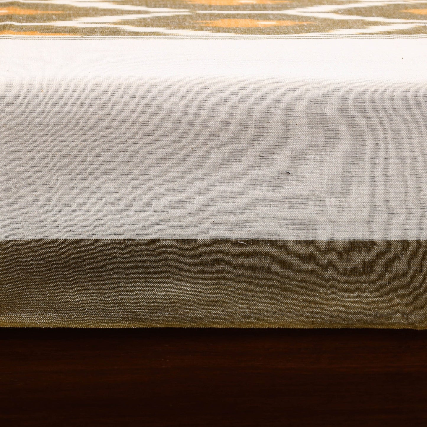 Handloom cotton single pochampally ikat bed sheet (90 x 60