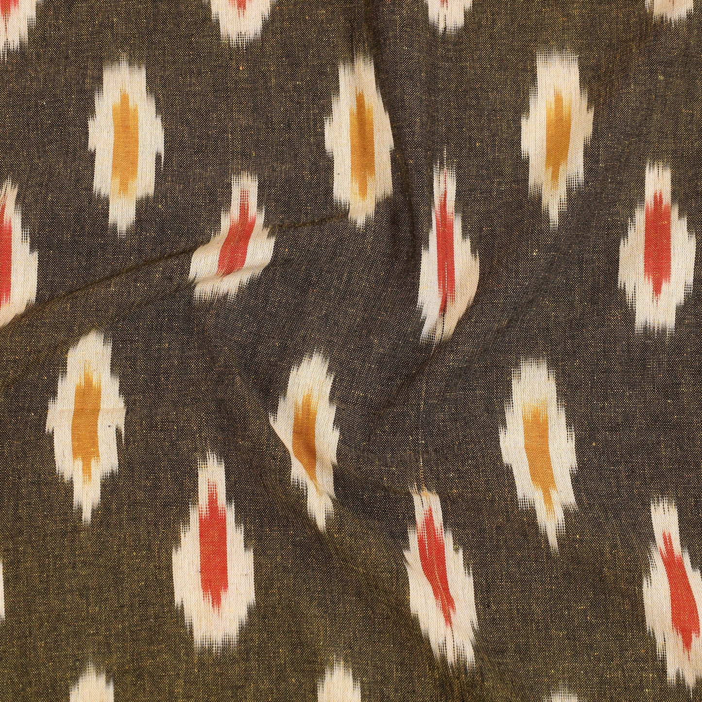 Handloom cotton single pochampally ikat bed sheet (90 x 60