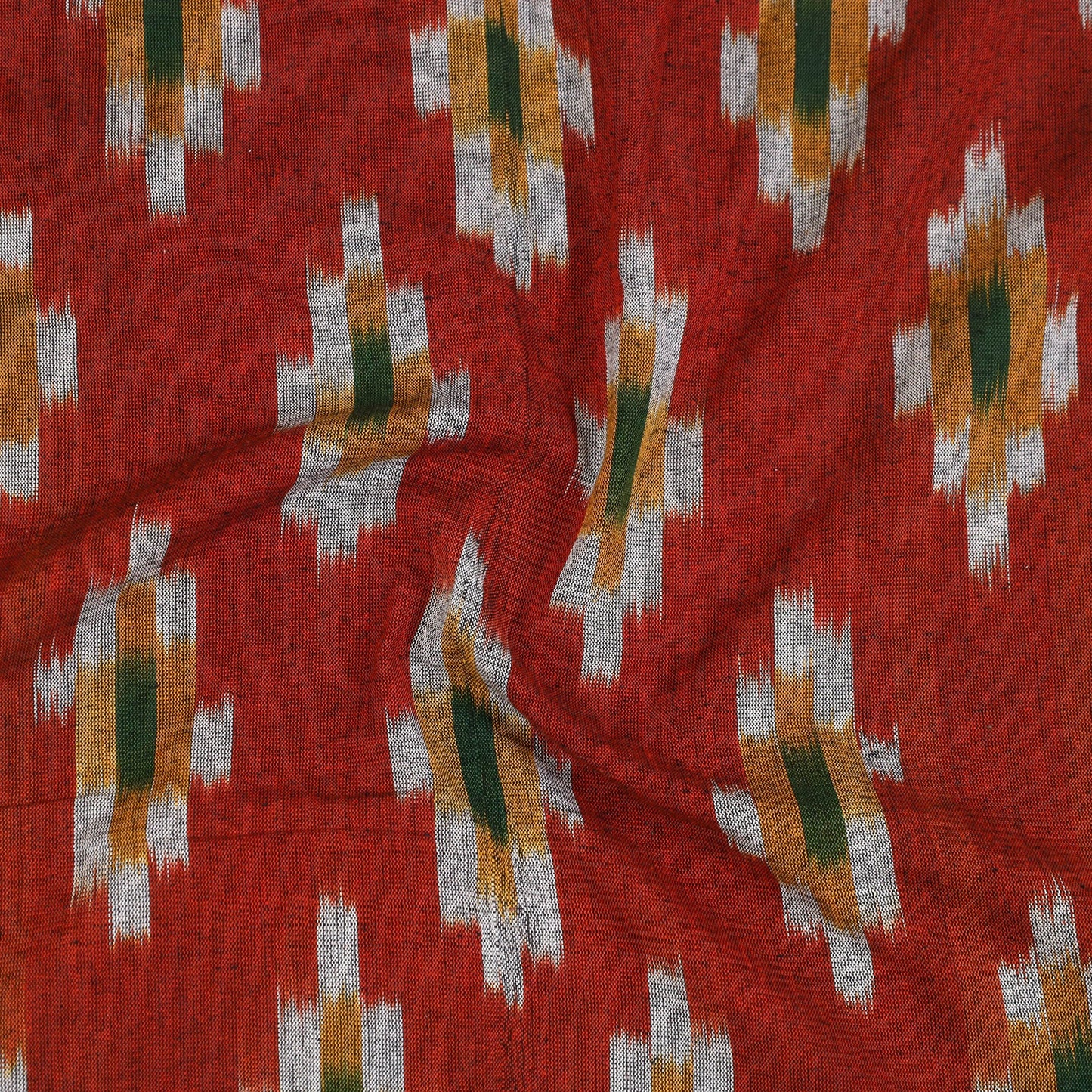 Handloom cotton single pochampally ikat bed sheet (90 x 60