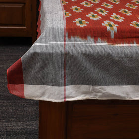 Handloom cotton single pochampally ikat bed sheet (90 x 60