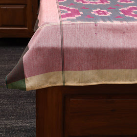 Handloom cotton single pochampally ikat bed sheet (90 x 60