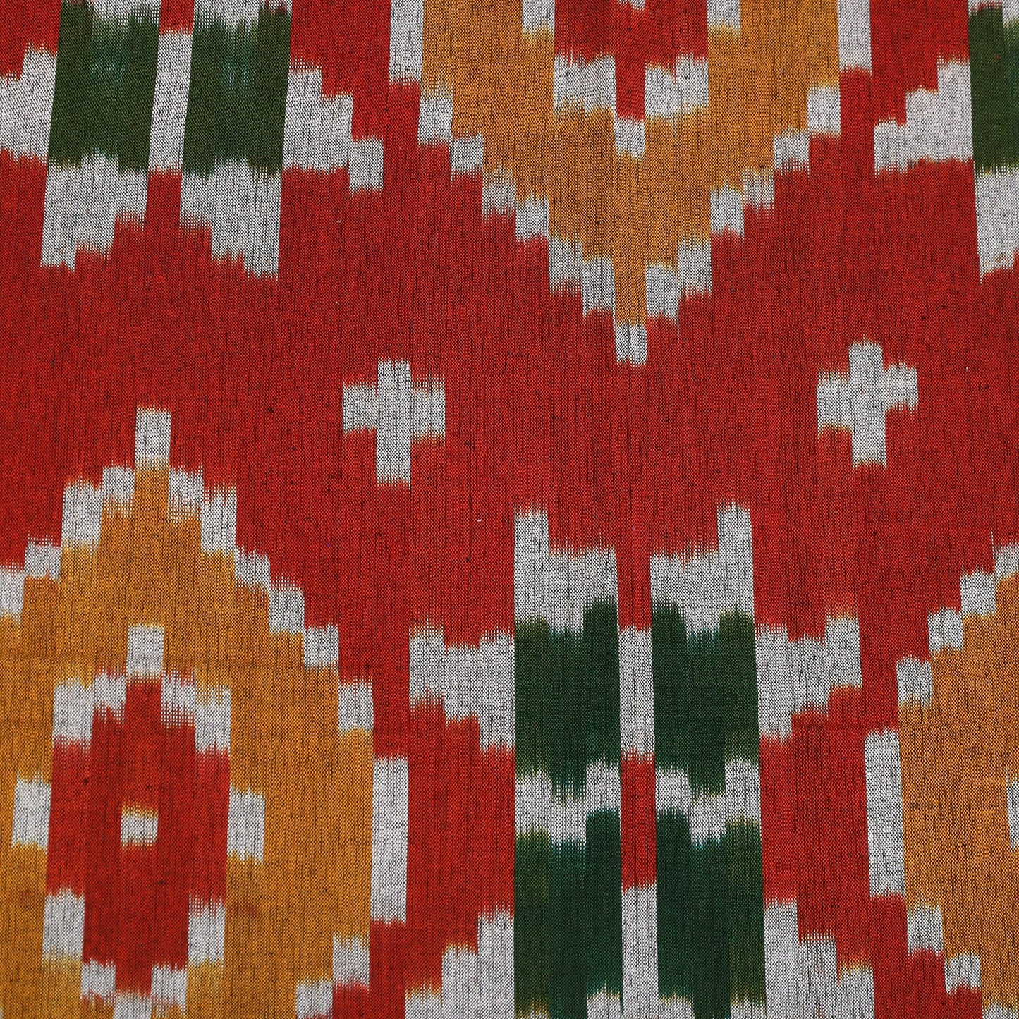 Handloom cotton single pochampally ikat bed sheet (90 x 60