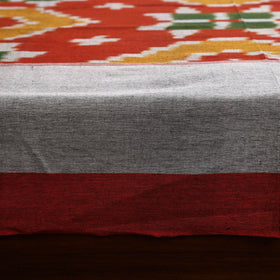 Handloom cotton single pochampally ikat bed sheet (90 x 60