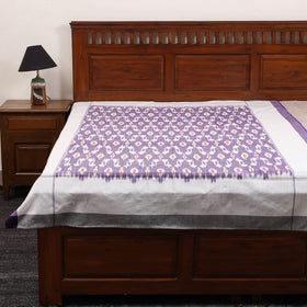 Handloom cotton single pochampally ikat bed sheet (90 x 60