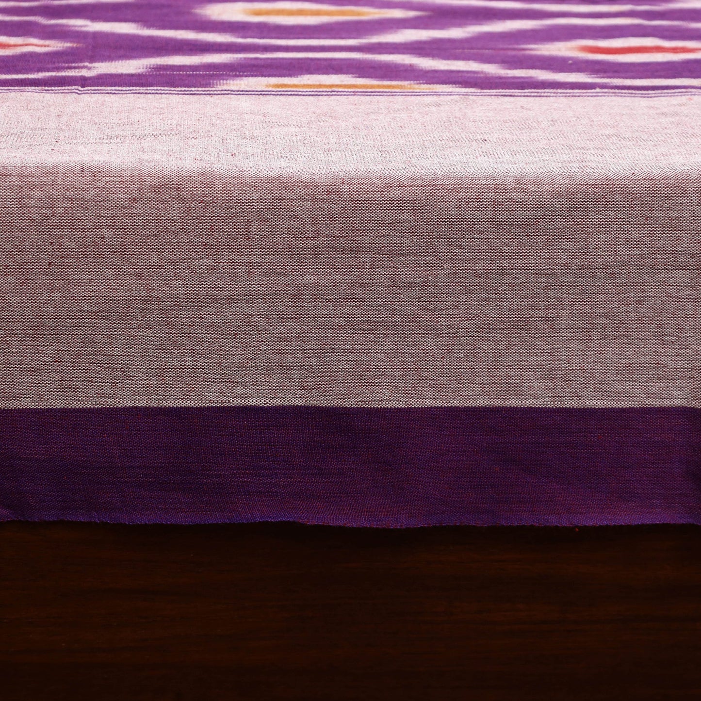 Handloom cotton single pochampally ikat bed sheet (90 x 60