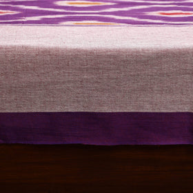 Handloom cotton single pochampally ikat bed sheet (90 x 60