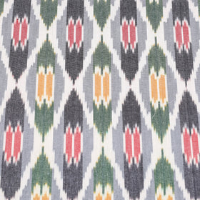 Handloom cotton single pochampally ikat bed sheet (90 x 60