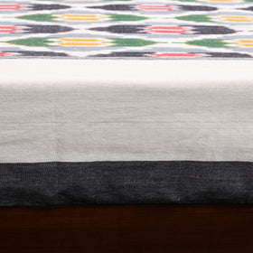 Handloom cotton single pochampally ikat bed sheet (90 x 60