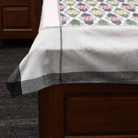 Handloom cotton single pochampally ikat bed sheet (90 x 60