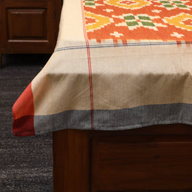 Handloom cotton single pochampally ikat bed sheet (90 x 60