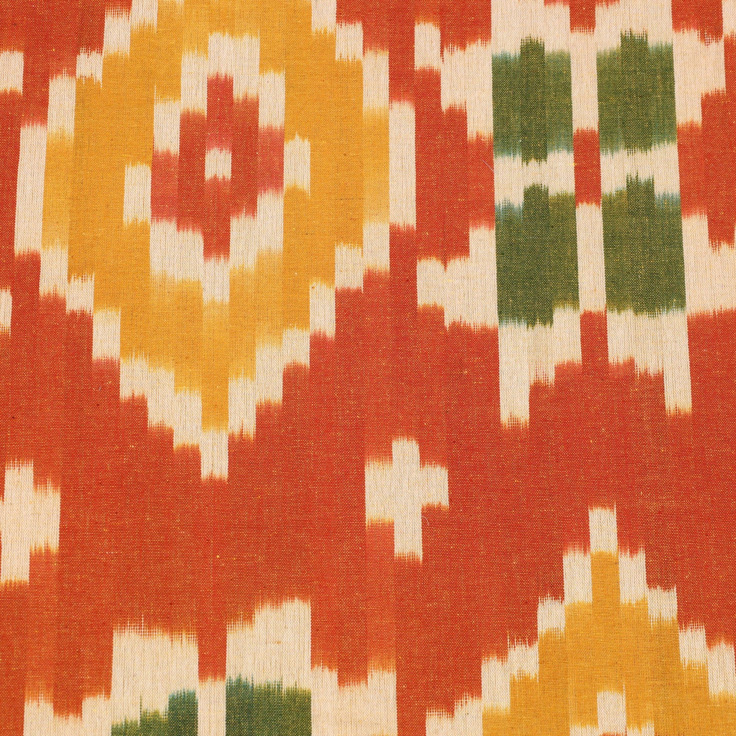 Handloom cotton single pochampally ikat bed sheet (90 x 60