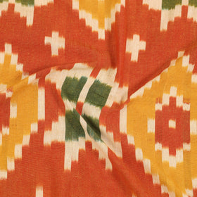 Handloom cotton single pochampally ikat bed sheet (90 x 60