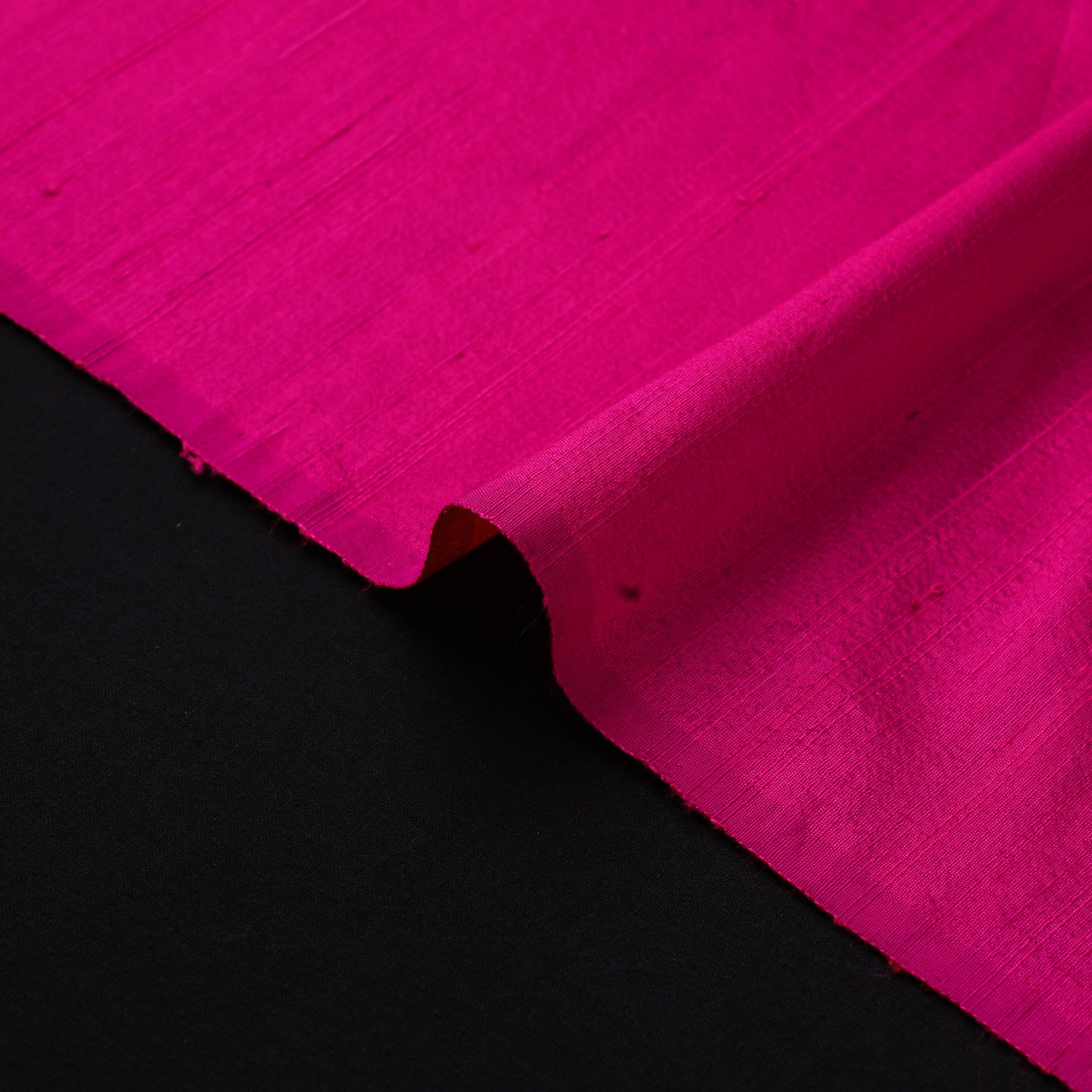 Handloom dupion silk natural dyed plain fabric 01