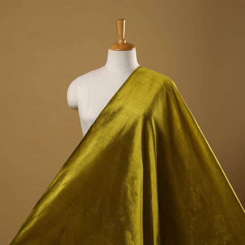 Handloom dupion silk natural dyed plain fabric 04