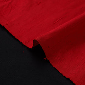 Handloom dupion silk natural dyed plain fabric 08