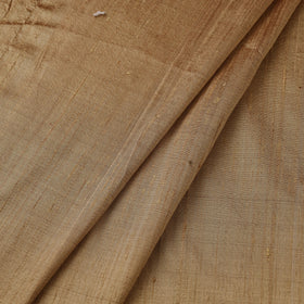 Handloom dupion silk natural dyed plain fabric 09