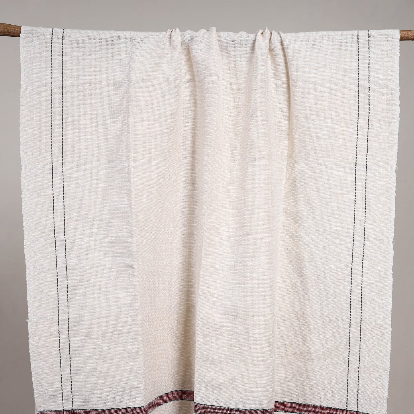 Handloom fine cotton bath towel 21 - handcrafted