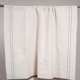 Handloom fine cotton bath towel 21 - handcrafted