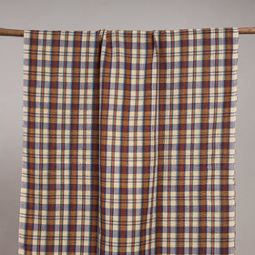 Handloom fine cotton checks bath towel 01 - handcrafted